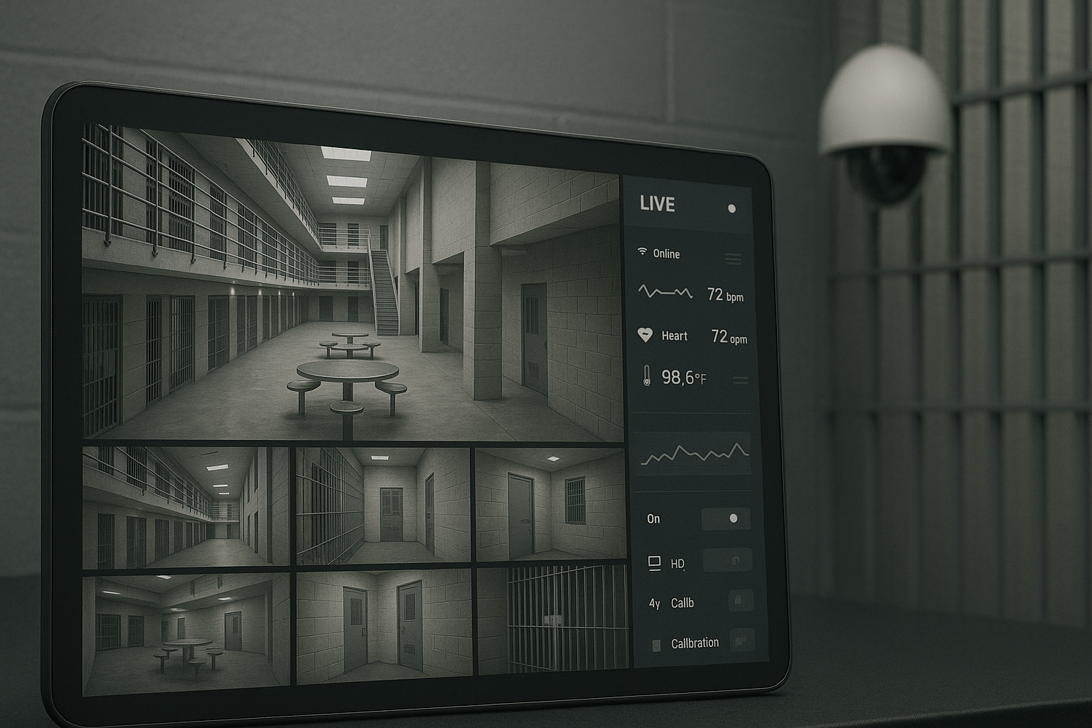 Correctional facility healthcare monitoring